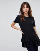 Y.a.s Saisfuls Layered Top - Black