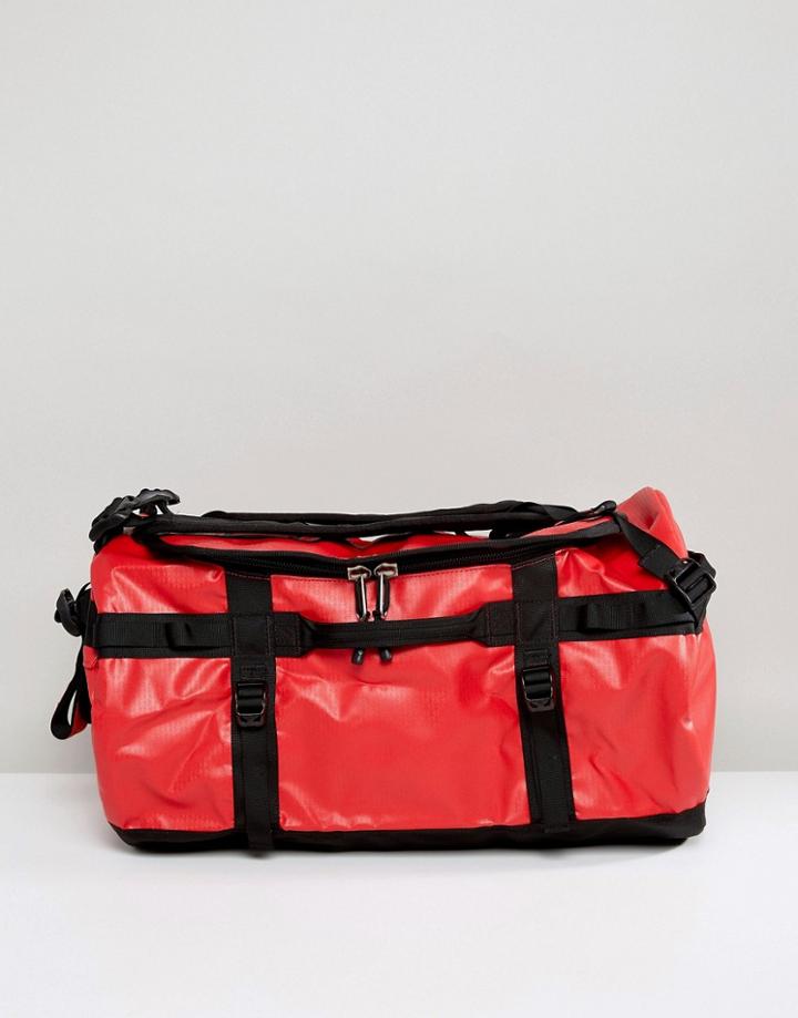 The North Face Base Camp Duffel Bag Small 50 Litres In Red/black - Red