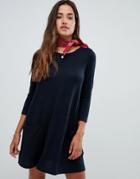 Abercrombie & Fitch Cozy Pocket Front Dress - Black