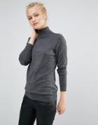 Warehouse Roll Neck Top - Gray
