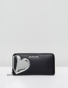 Love Moschino Purse With Heart - Black
