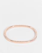 Calvin Klein Bracelet With Crystal Embellishment In Rose Gold