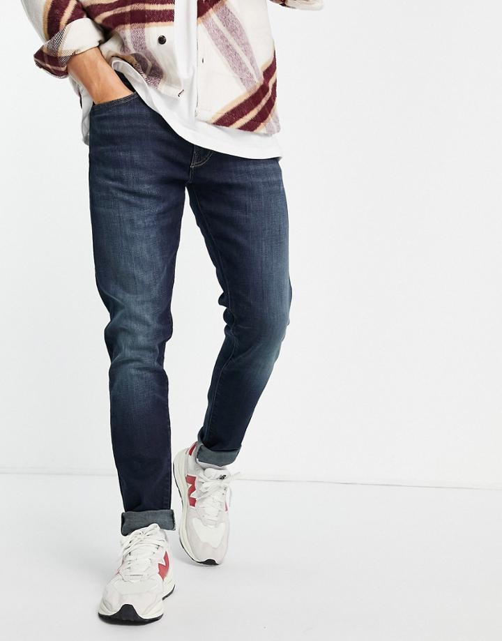 Polo Ralph Lauren Eldridge Skinny Fit Jeans In Dark Wash-blue