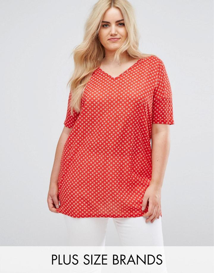 Koko Sunshine Print Tunic - Red