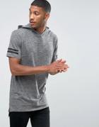 Jack & Jones Core Hooded Oversized T-shirt - Gray