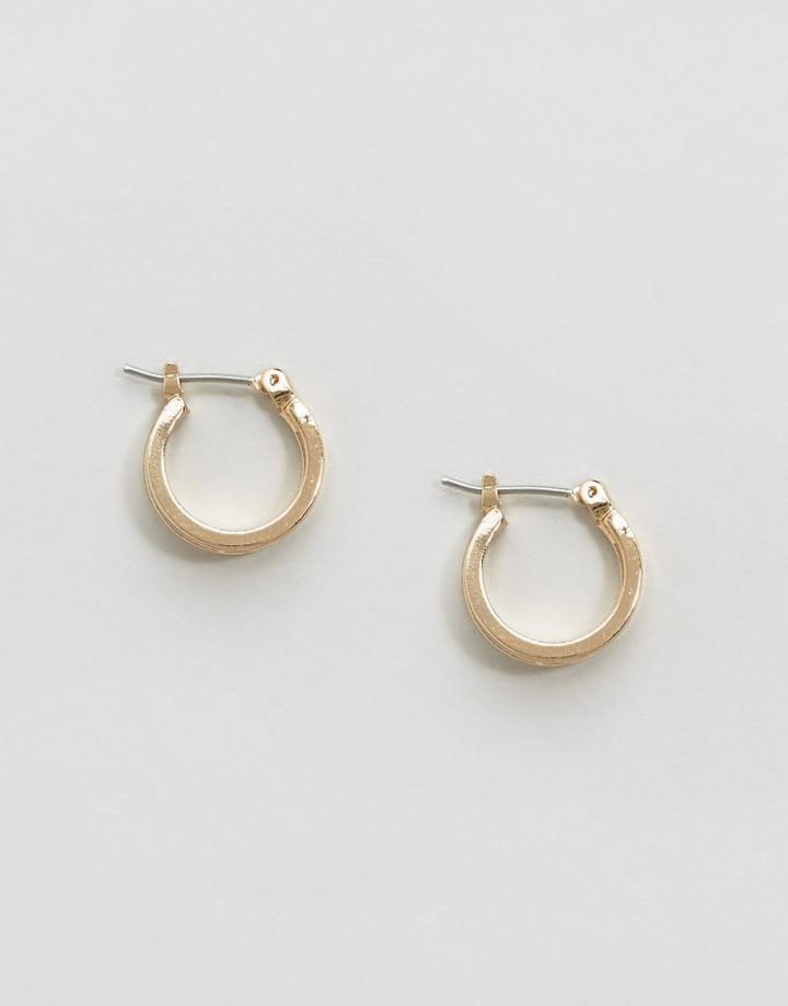 Asos Double Mini Hoop Earrings - Gold