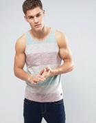 Produkt Tank In Multi Stripe - White