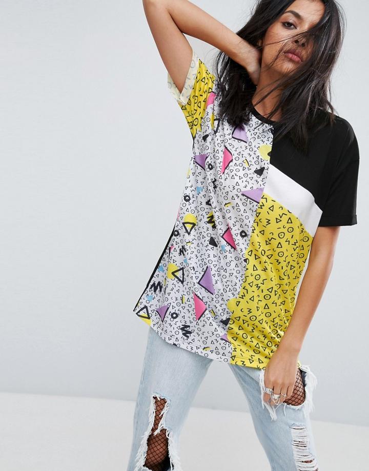 Asos T-shirt In Ultimate Cutabout 80s Print - Multi