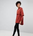 Ivy Park Double Layer Sweatshirt Dress - Orange