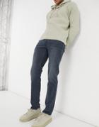 Levi's 551z Authentic Straight Fit Jeans In Rubber Worm Dark Wash-blues