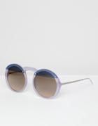Emporio Armani Round Sunglasses - Purple