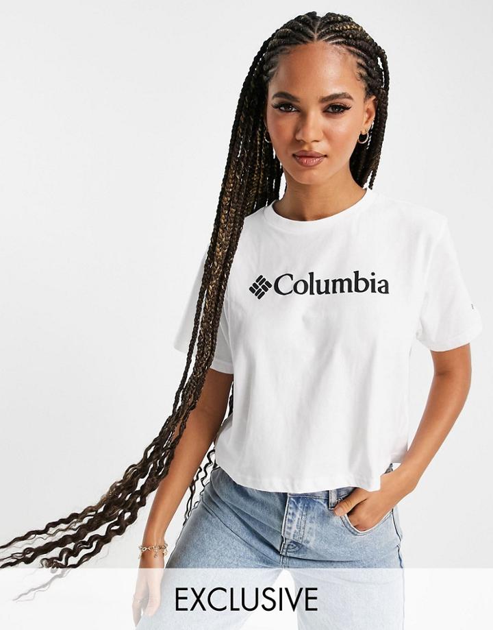 Columbia North Cascades Cropped T-shirt In White