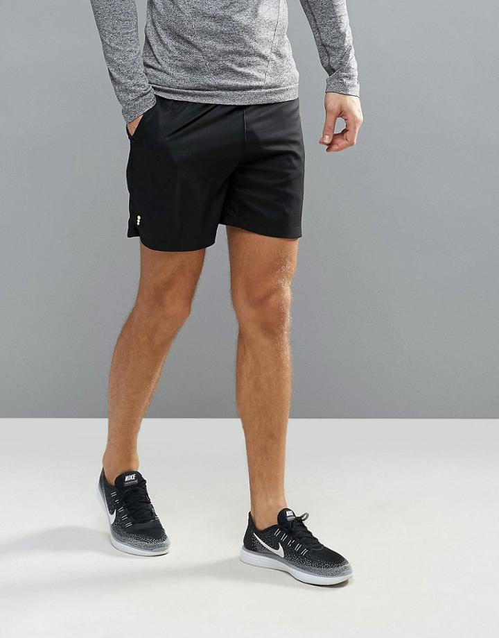 New Look Sport Running Shorts In Black - Black