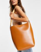 Claudia Canova Shoulder Bag In Tan-brown