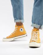 Converse All Star Chuck '70 Hi Top Sneakers In Yellow