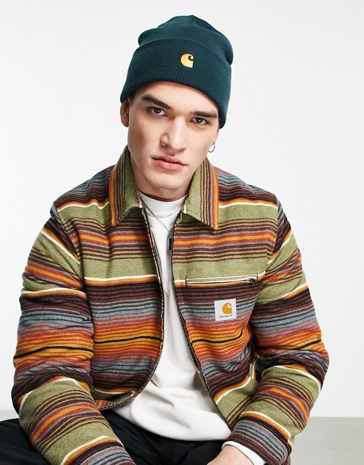 Carhartt Wip Chase Beanie In Green