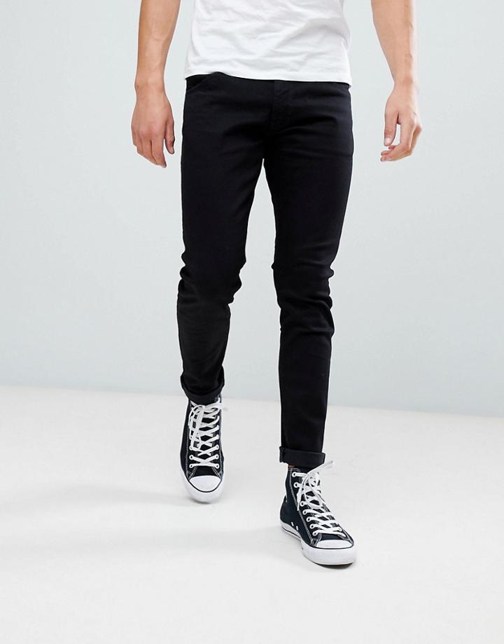 Wrangler Skinny Fit Jeans In Rinse Wash - Blue