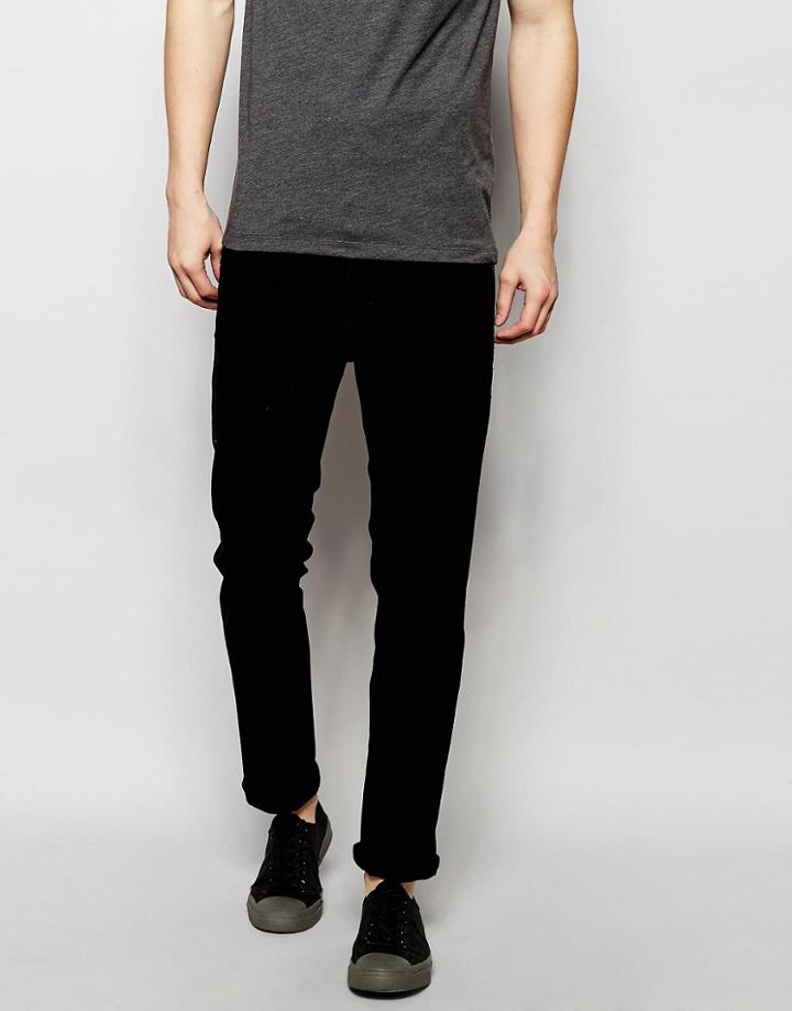 Boss Orange 63 Jeans In Stretch Denim Slim Fit - Black