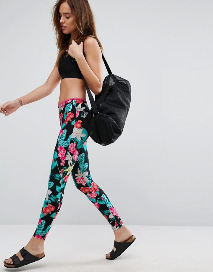 Seafolly Tropical Floral Sports Legging - Multi