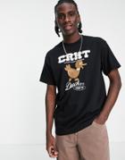 Carhartt Wip Ducks Print T-shirt In Black