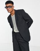 Asos Design Slim Fit Suit Jacket In Black