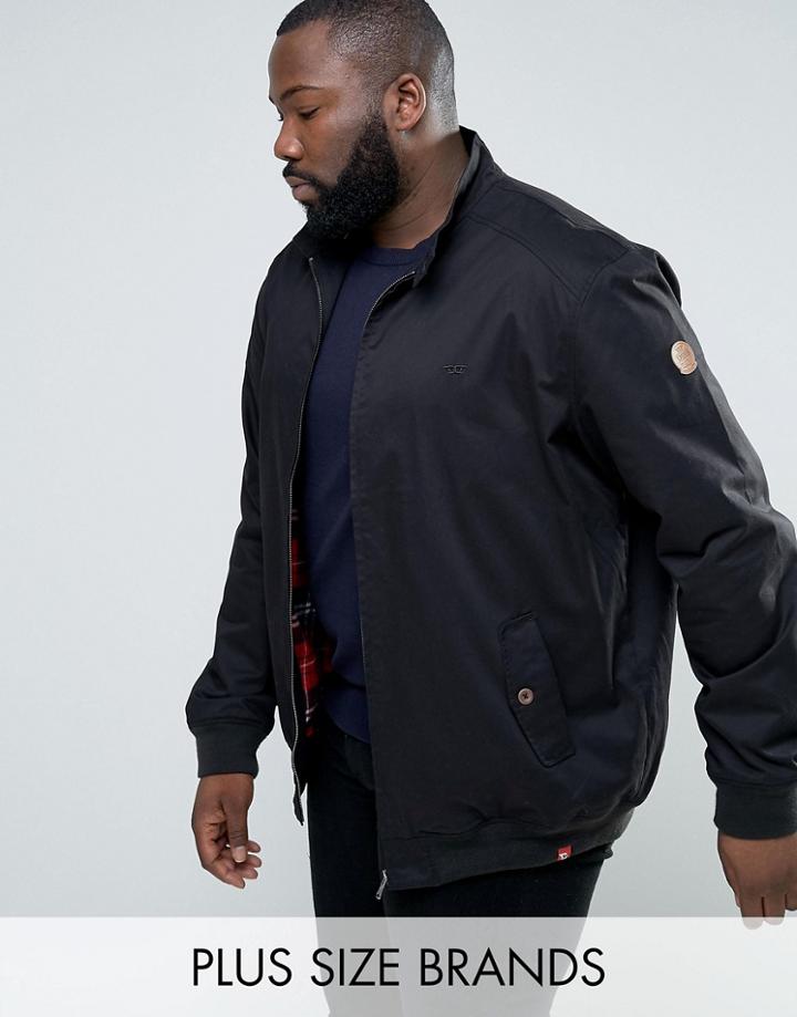Duke Plus Harrington Jacket In Black - Black