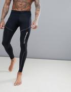 First Compression Running Tights In Black - Black