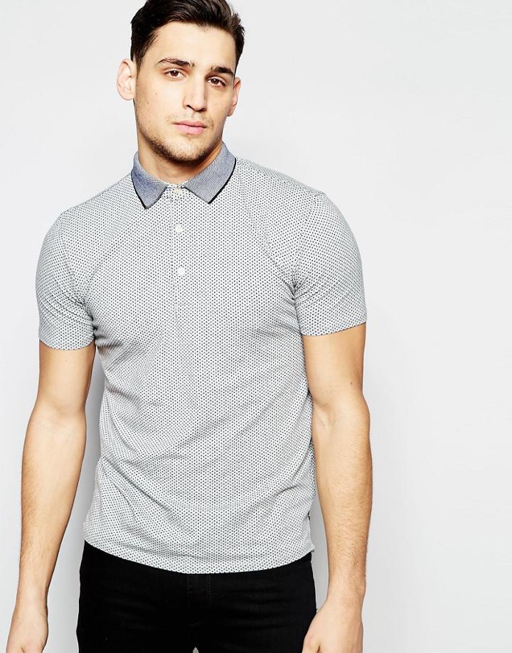 Scotch & Soda Polo Shirt - Gray