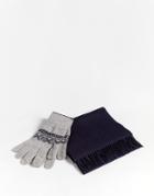 Glen Lossie Cashmere Scarf & Gloves Set