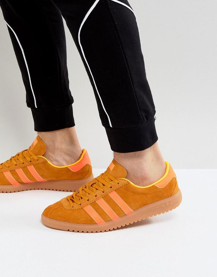 Adidas Originals Bermuda Sneakers In Orange Bb5270 - Orange