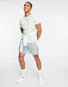 Threadbare Set Short Sleeve Pocket T-shirt In Sage-multi