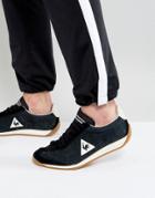 Le Coq Sportif Quartz Perforate Nubuck Sneakers In Black 1720090 - Black