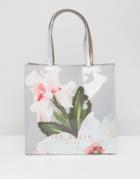 Ted Baker Large Icon Bag In Chatsworth Bloom - Gray