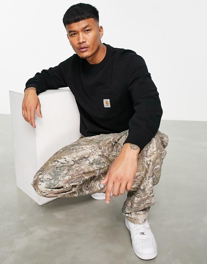 Carhartt Wip Pocket Sweatshirt In Black