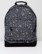 Mi-pac Backpack With Splatter Print - Black