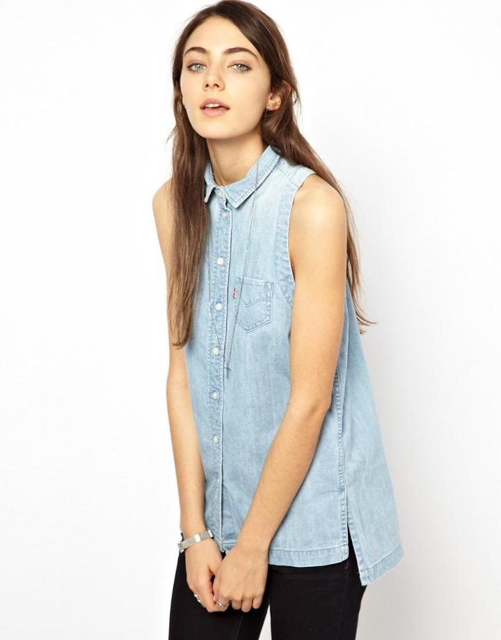 Levi's Sleeveless Denim Shirt