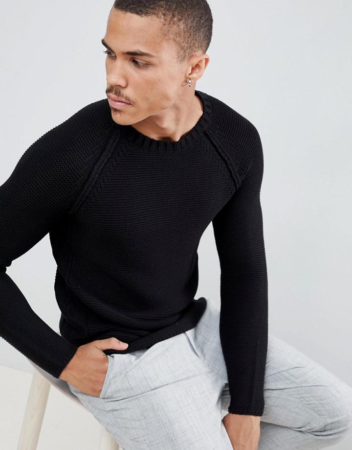 Only & Sons Long Line Knitted Sweater