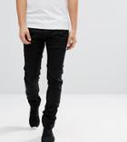 Diesel Tepphar-m Skinny Jean 84lq Black Stitching - Black