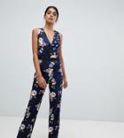 Little Mistress Tall All Overcontrast Printed Jumpsuit-multi