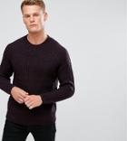French Connection Tall Space Twist Sweater-navy