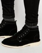 Kickers Legendary Suede Boots - Black