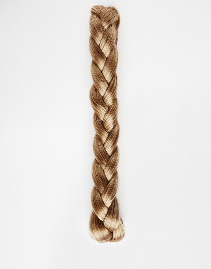 Hershesons Braided Large Headband - Mocha Brown