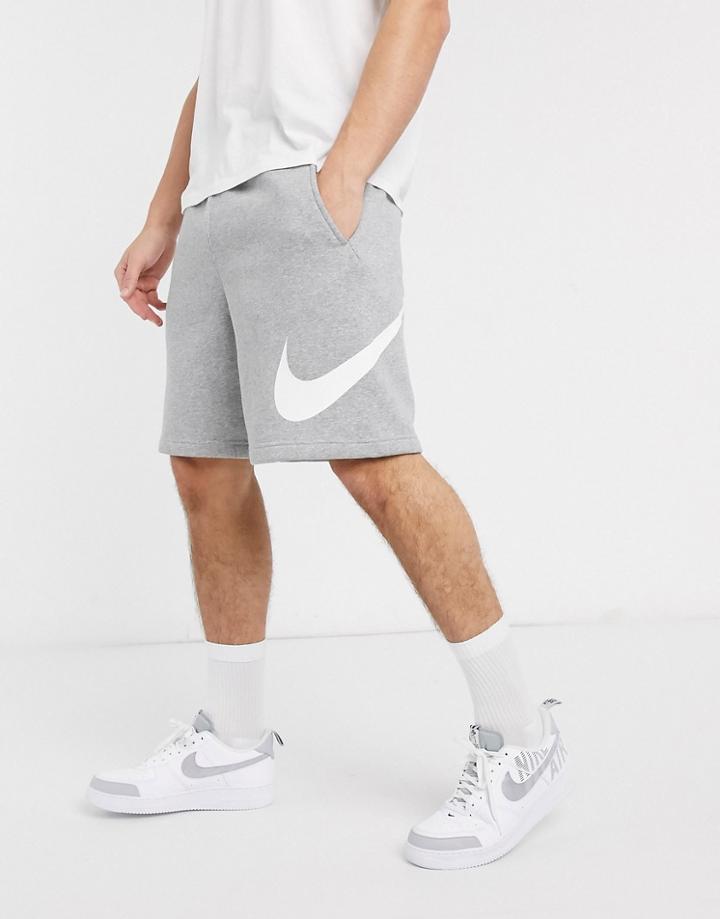 Nike Club Shorts In Gray-grey