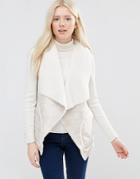 Brave Soul Borg Vest - Beige