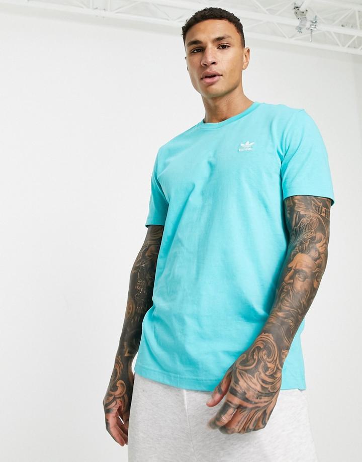 Adidas Originals Essentials T-shirt In Teal-green