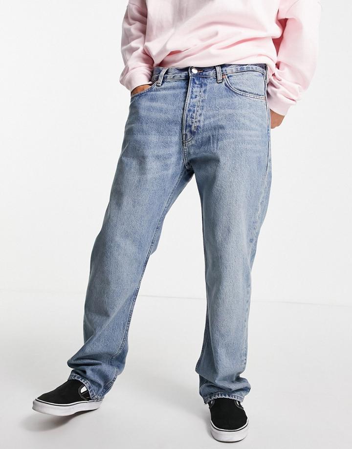 Weekday Space Jeans In Seven Blue-blues