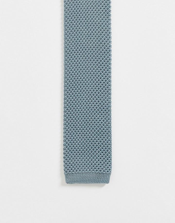 Noak Knit Tie In Blue
