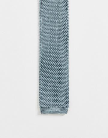 Noak Knit Tie In Blue