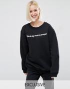 Adolescent Clothing Holidays This Is My Festive Sweater - Black