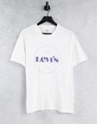 Levi's Relaxed Fit Modern Vintage Circle Logo T-shirt In White